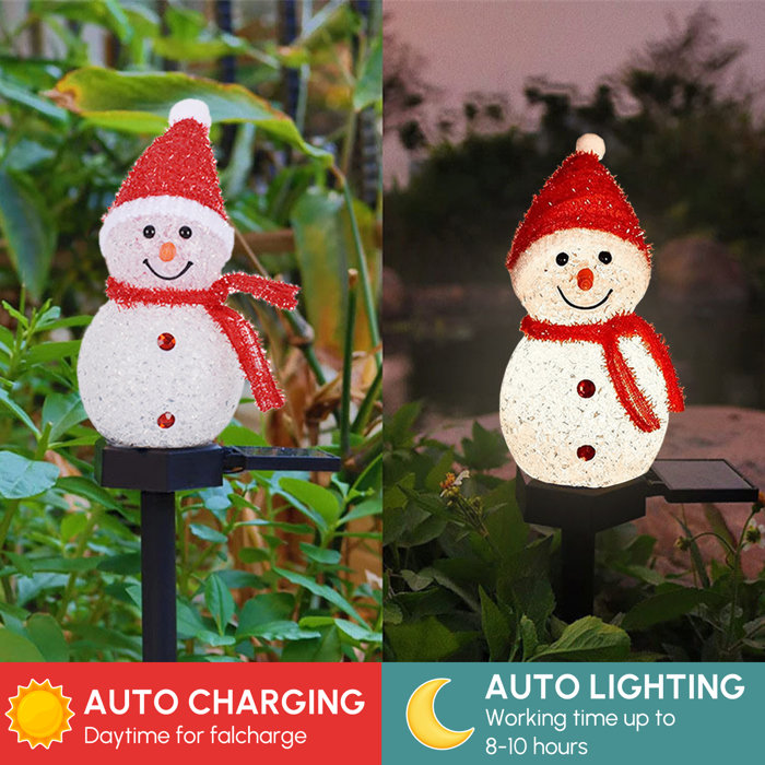 The Holiday Aisle® Solar Outdoor Lights Waterproof Christmas Lights for